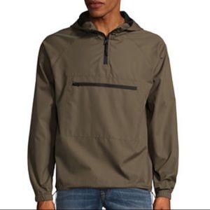Olive Green Windbreaker